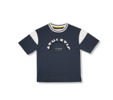 061 | Tennis Collection | Slogan Embroidered T-Shirt